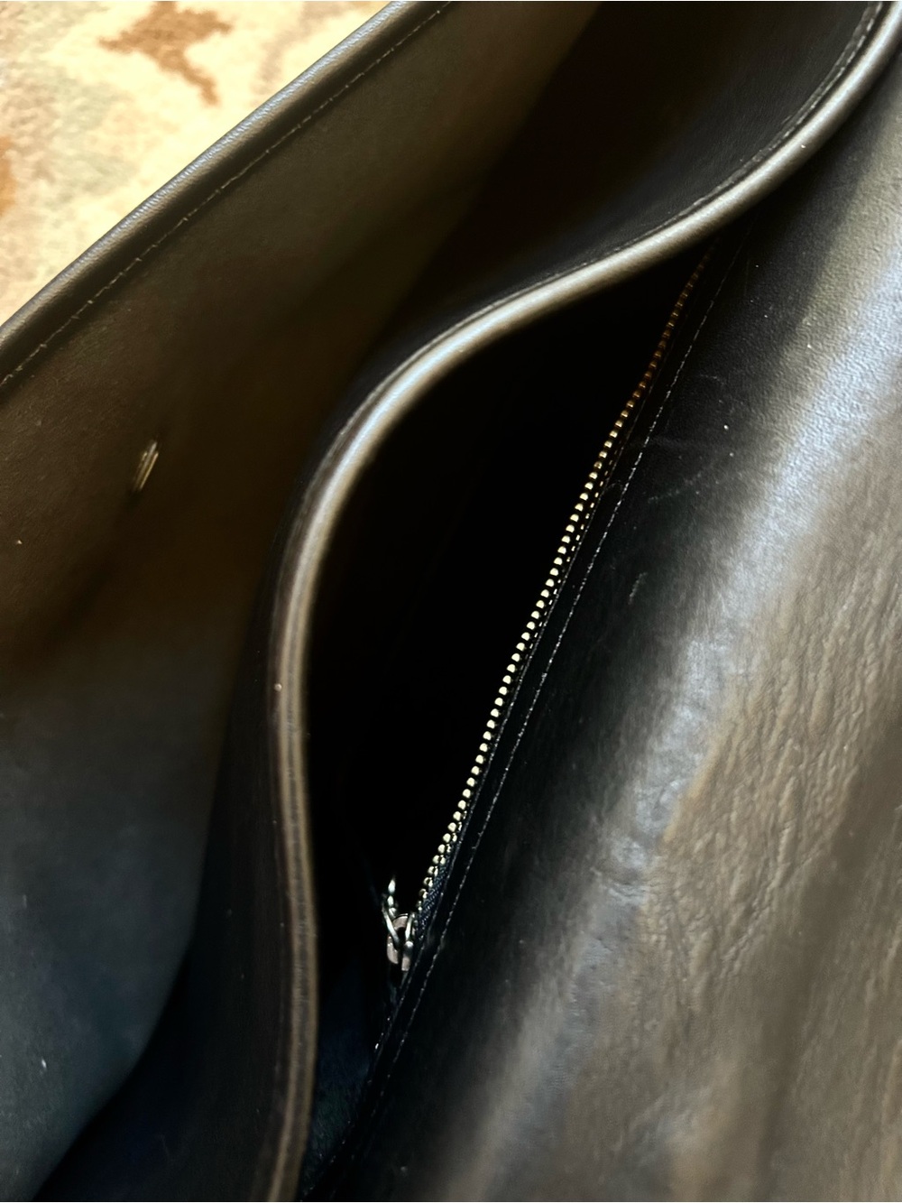 Classic Coach Black Leather Briefcase with Removable Strap EC - Picture 14 of 14
